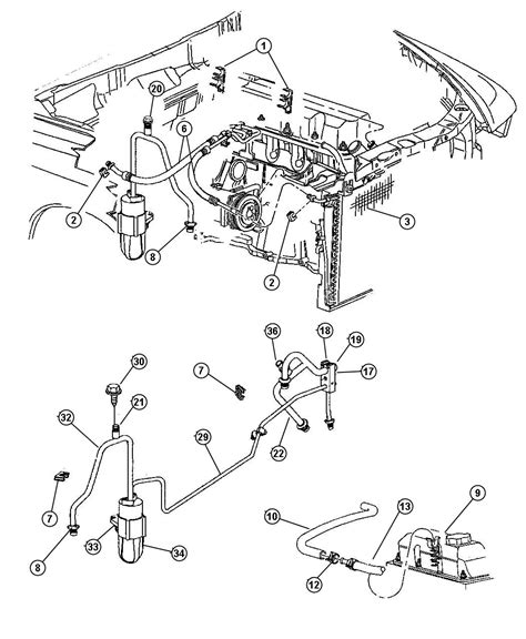 Lines & Hoses, Front fit your 2000 Dodge Durango 